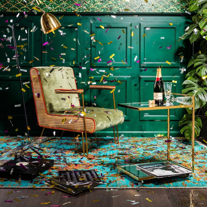 Kare Design Fauteuil Aunt Betty Groen