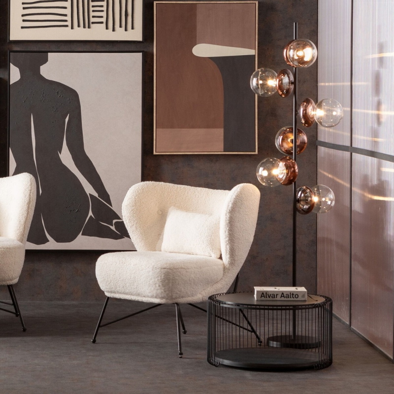 Kare Design Fauteuil Jacky Teddy Wit