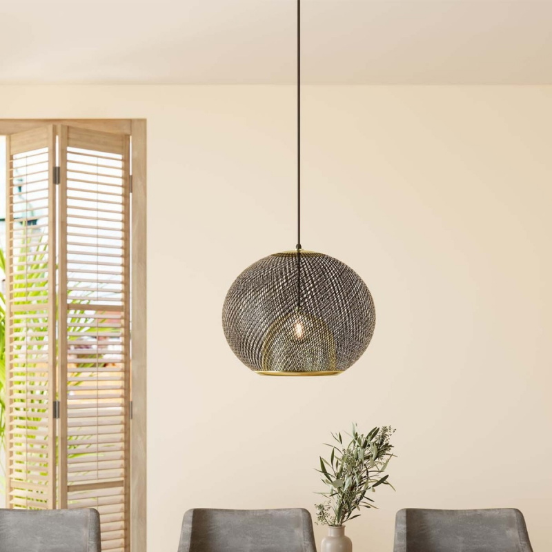 Kare Design Hanglamp Grato Zwart Ø45cm