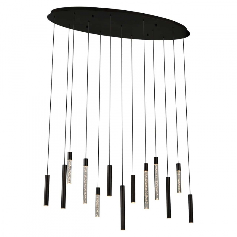 Richmond Hanglamp Oxley Zwart 13-Lichts