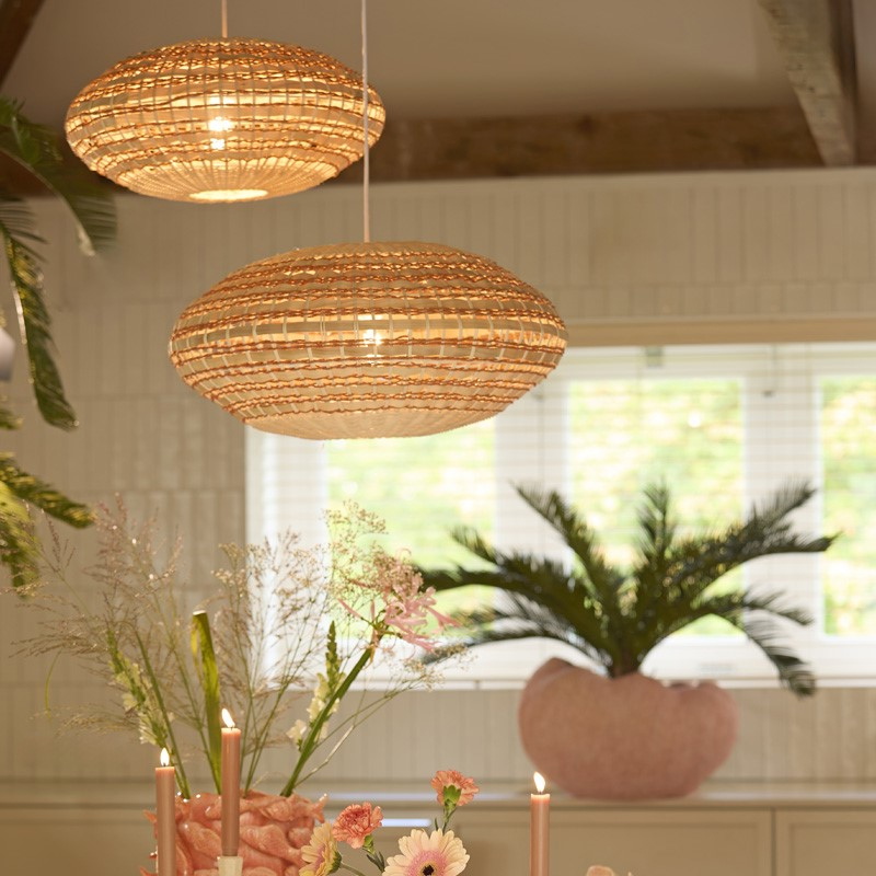Light & Living Hanglamp Tawela Rotan Naturel/Terra Ø50cm