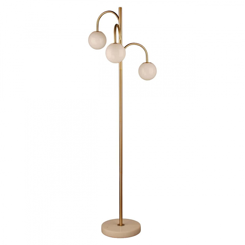 Richmond Vloerlamp Janou Goud 3-Lichts