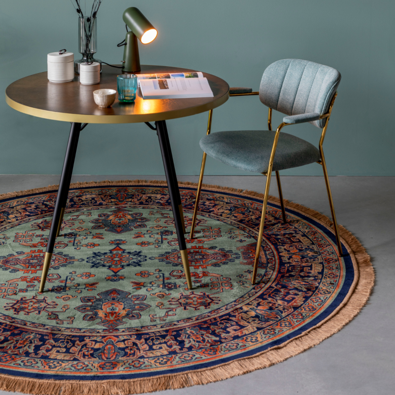 Vloerkleed Raz Ø200cm Groen - Giga Meubel