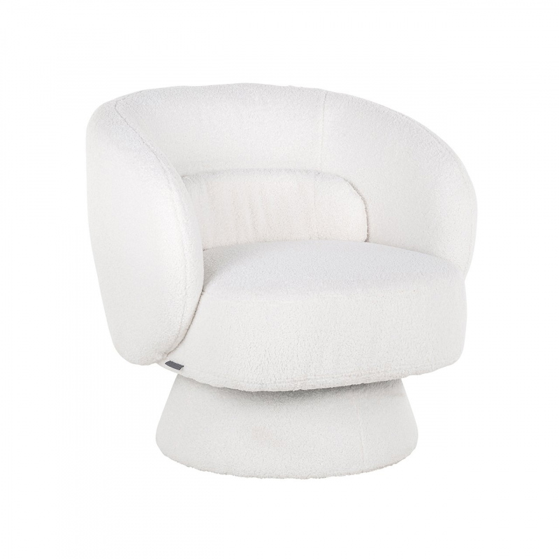 Richmond Draaifauteuil Senna Wit Furry