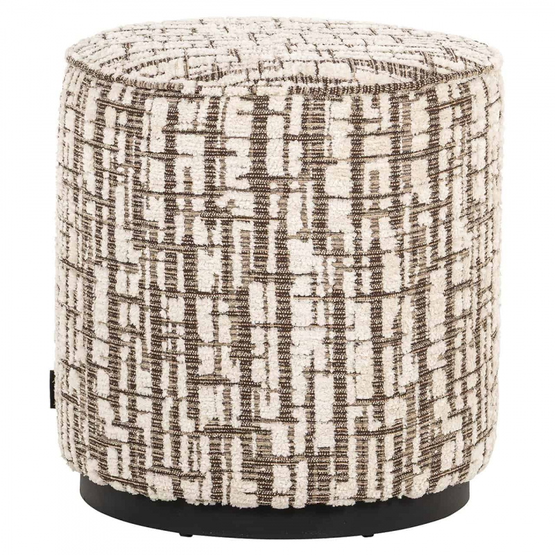 Richmond Poef Lexie Dalia Crème Ø45cm