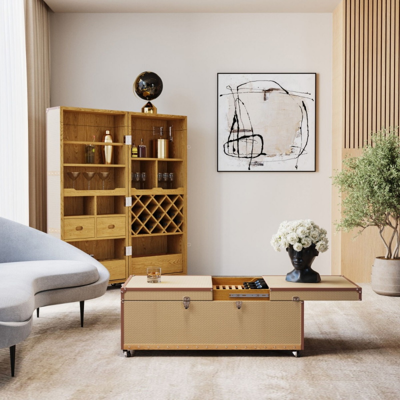 Kare Design Salontafel Bar Venezia Crème 120cm