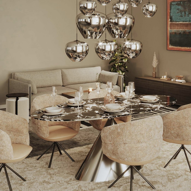 Kare Design Bank Victor 2-Zits Beige