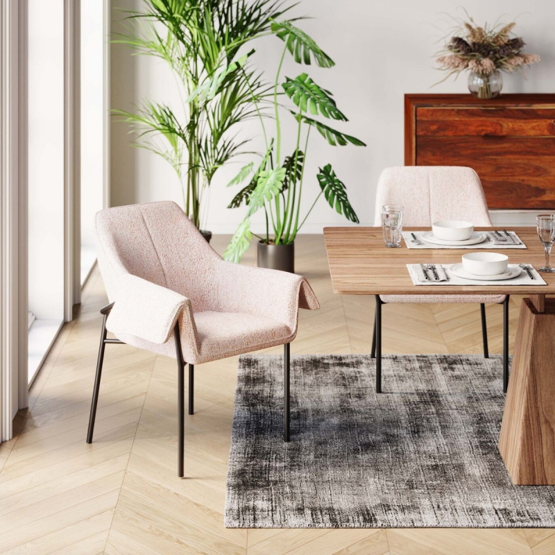 Kare Design Eetkamerstoel Bess Beige Flitter