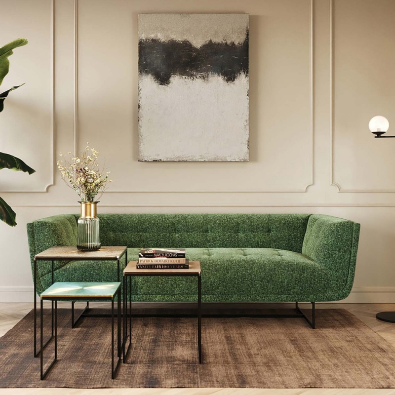 Kare Design Bijzettafel Ray Vierkant Set van 3