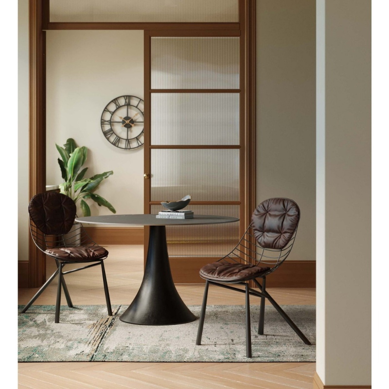 Kare Design Eettafel Grande Possibilita Keramiek Zwart Ø120cm