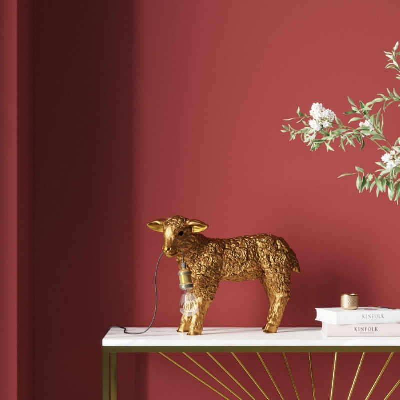 Kare Design Tafellamp Flower Sheep Goud