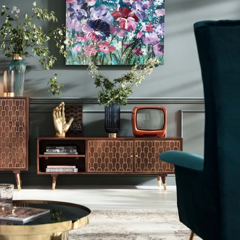 Kare Design Tv-meubel Muskat Bruin 140cm