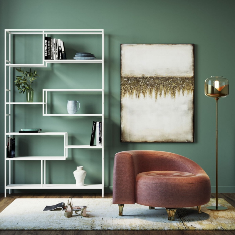 Kare Design Vloerlamp Goblet Goud