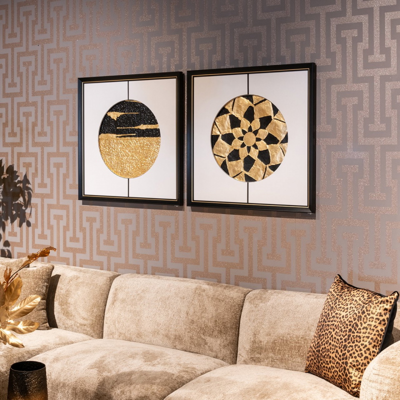 Richmond Wanddecoratie Moon 73x73cm