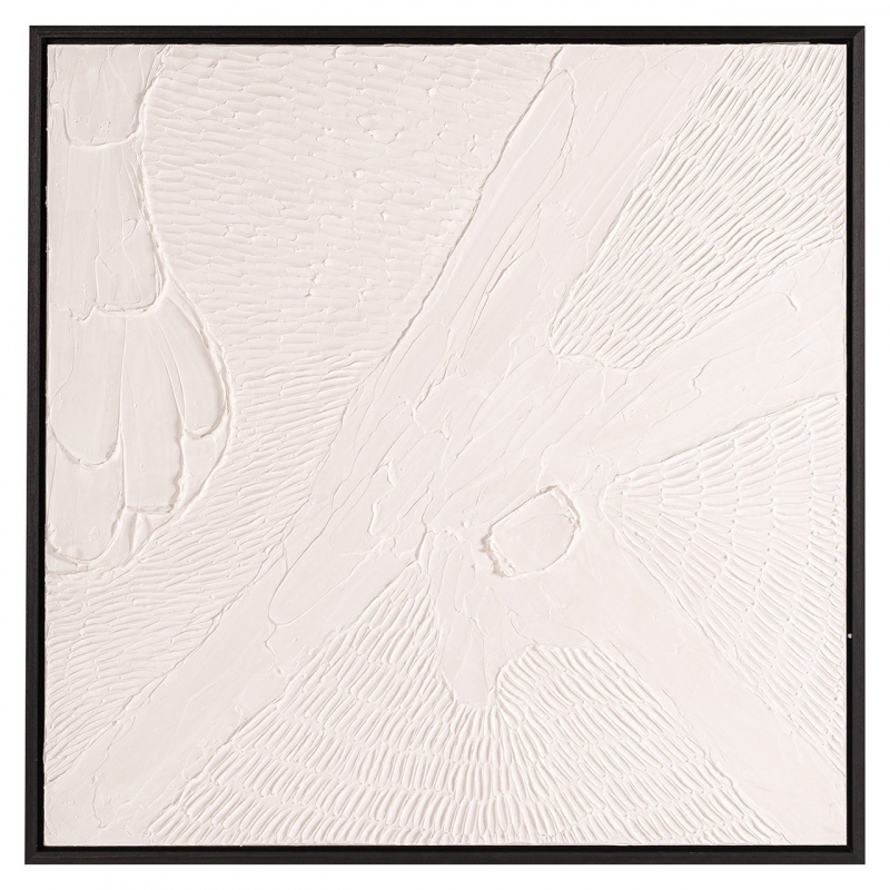 Richmond Wanddecoratie Janey Wit 80x80cm