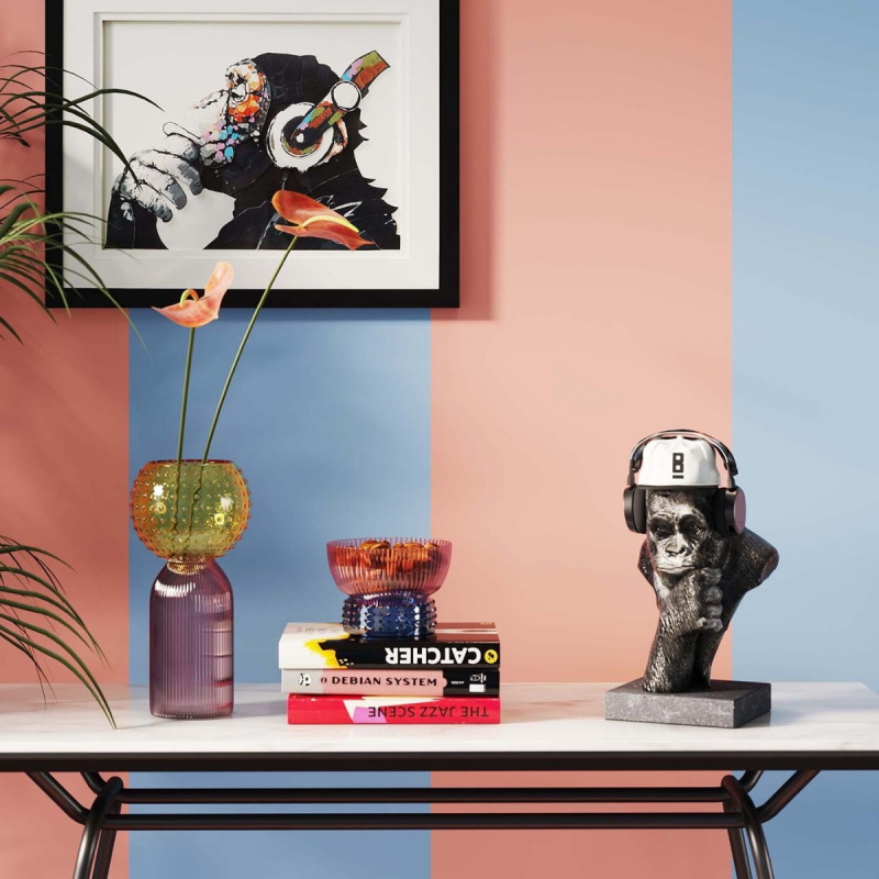 Kare Design Deco Object Thinking Gorilla