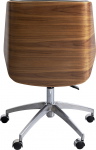 Kare Design Bureaustoel Rouven Zwart/Bruin Laag