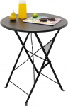Kare Design Vouwtafel Balcony Zwart Ø 60cm