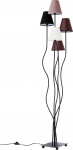 Kare Design Vloerlamp Flexible Mocca 5-Lichts