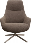 Kare Design Draaifauteuil Mimi Bruin