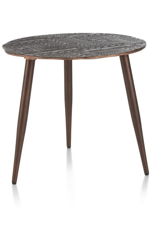 Coco Maison Bijzettafel Vica Ø50cm Koper