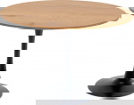 Kare Design Eettafel Schickeria Eiken/Zwart Ø110cm