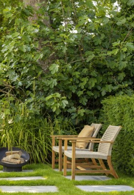Woood Fauteuil Copper Buiten Wicker Naturel