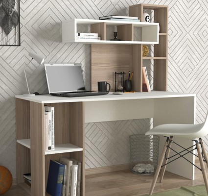 Bureau Coral Melamine Wit