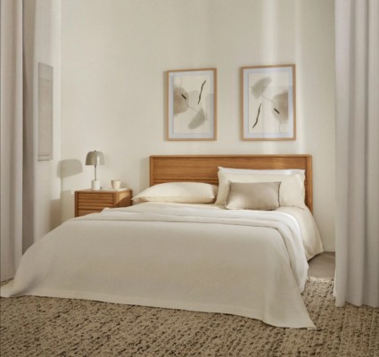 Kave Home Bedframe Lenon Naturel