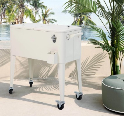 BEST Koelbox Met Wieltjes Icy Beige