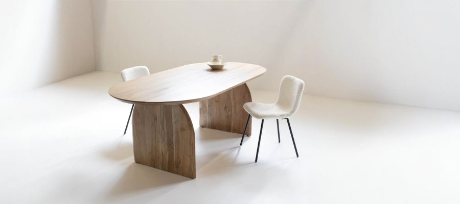 Eettafel Daan Naturel 200cm