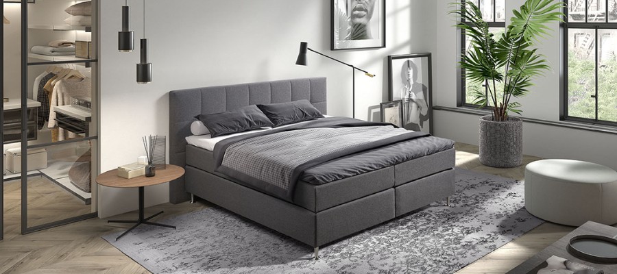 Boxspring Board Donkergrijs 180x200cm